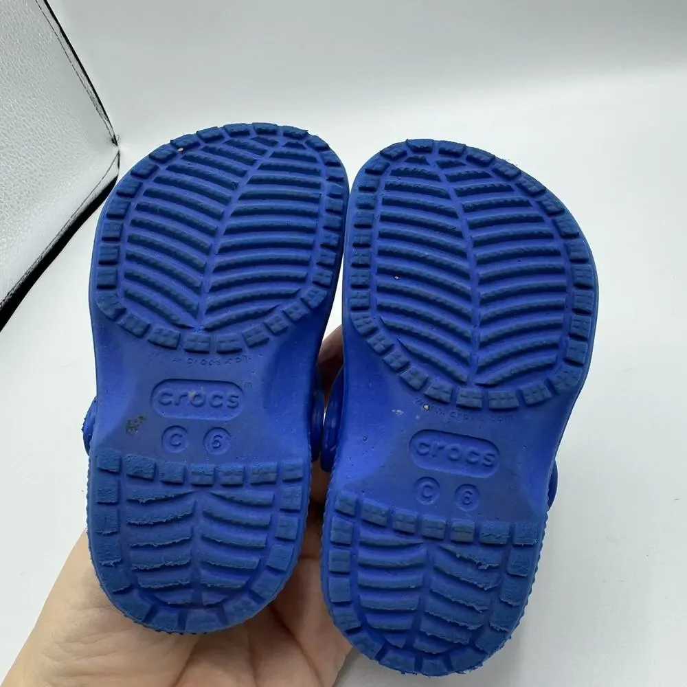 Crocs Blue Classic Clogs Baby Size 6
